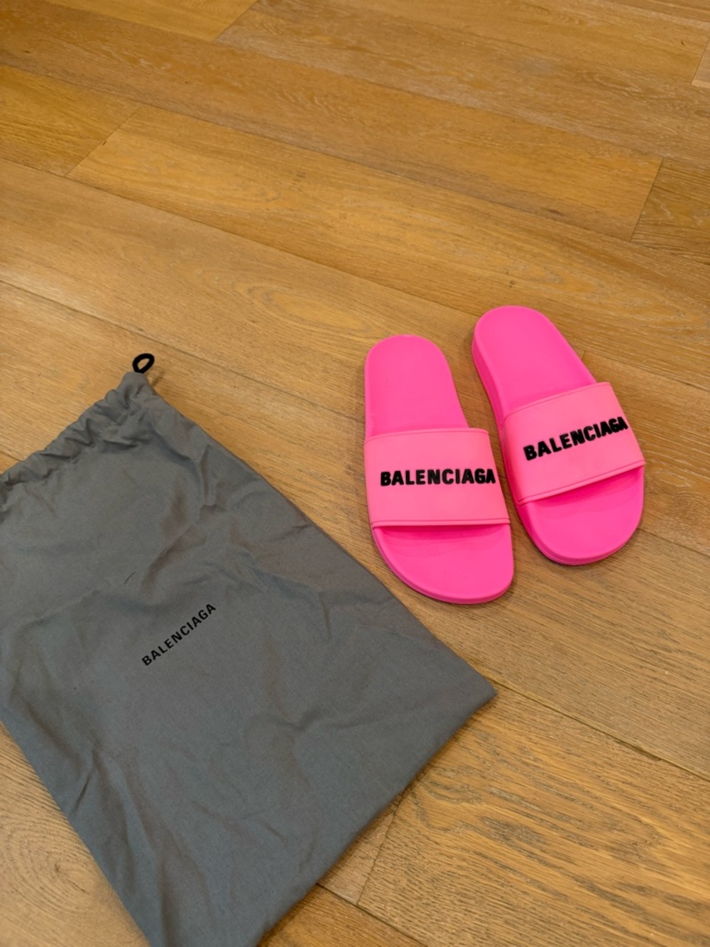 Balenciaga Hot Pink Slide sandals NEW NEVER WORN! - Picture 2 of 5